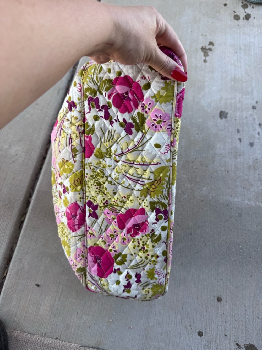 Vera Bradley Make Me Blush (Retired) Double Handle Shoulder Handbag Tote Bag - Picture 4 of 7